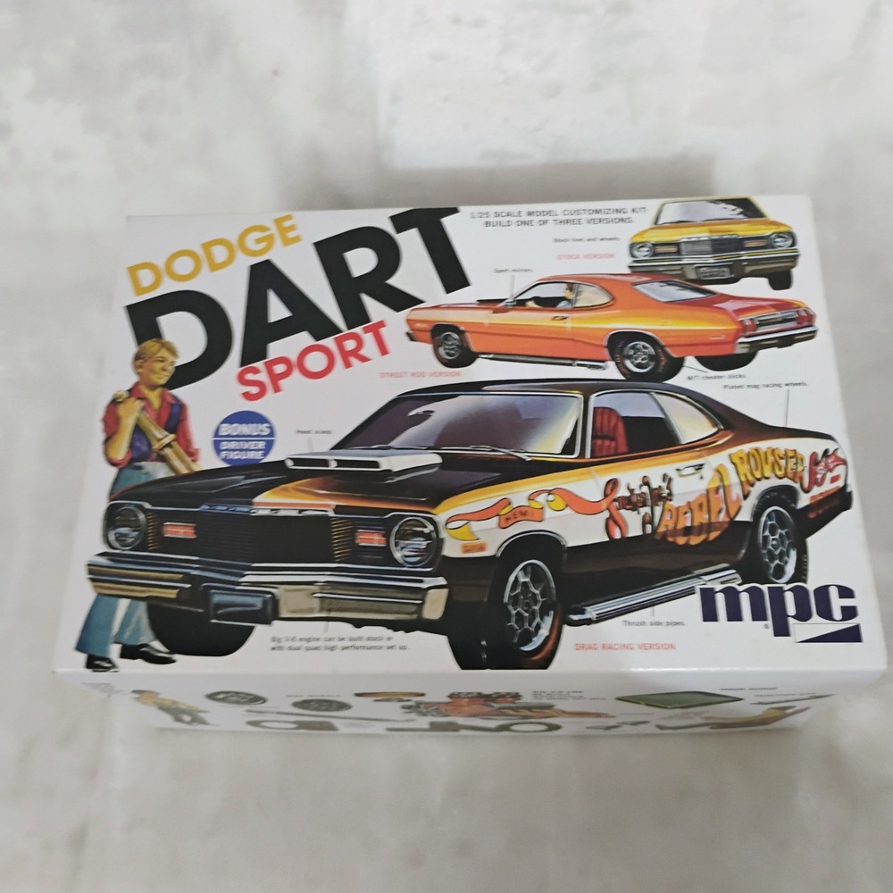 MPC 1975 Dodge Dart Sport 1/25 Scale Model Kit MPC798/12 Rebel Rouser 3-in-1